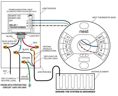 hvac  voltage wiring furnace heating temperature control circuits