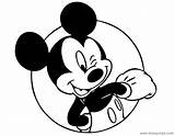 Mickey Mouse Disneyclips Winking sketch template