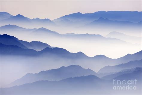 mountain mist  blue photograph  king wu fine art america