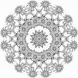 Suns Flowers Coloring sketch template