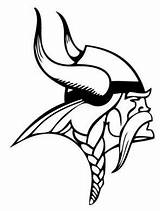 Minnesota Coloring Pages Vikings Viking Logo Printable Nfl Printables Football Clipart Stencil Outline Colouring Helmets Silhouette Drawing Color Decal Wild sketch template