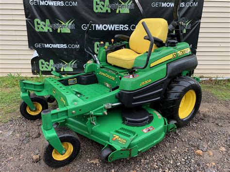 john deere za commercial  turn   hours   month lawn mowers  sale