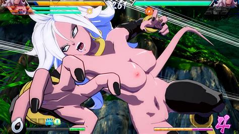 Dragon Ball Fighterz Nude Mod Strips Android 21 Sankaku