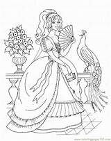 Coloring Peoples Princess Royal Pages Family Beautiful sketch template