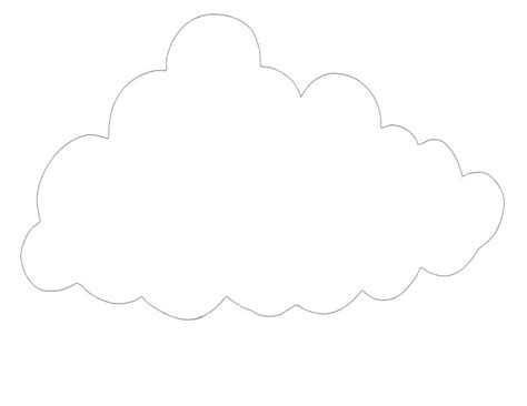 images  cloud printable patterns large cloud coloring page