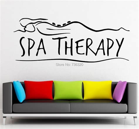 buy fashiion massage shop vinyl wall decal spa beauty