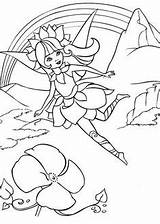 Coloring Pages Barbie Fairytopia sketch template