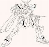 Gundam Coloring Pages Sd God Template Lineart sketch template
