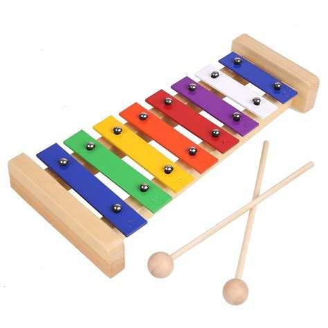 mvpower xylophone en bois jouet instrument de musique pour enfants bebe
