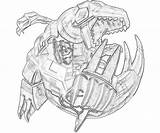 Grimlock Transformers Rex Cybertron Fall Coloring Pages sketch template