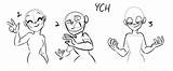 Drawing Ych Drawings Poses Reference Deviantart Choose Board People sketch template