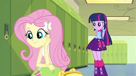 Image Fluttershy Enamored With Spike Eg Png My Little