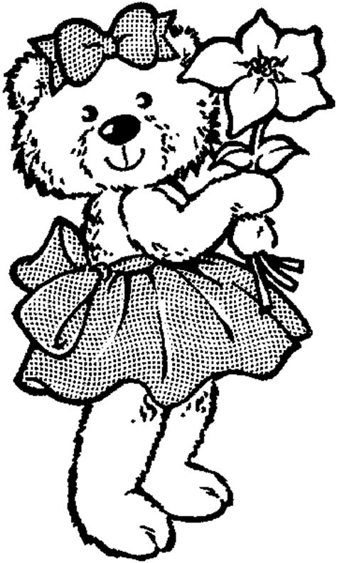 teddy bear coloring pages celebrate christmas kids coloring pages