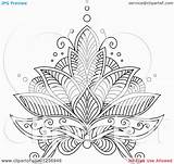 Coloring Flower Lotus Pages Printable Library Popular Clipart sketch template