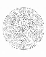 Mandala Dragon Coloring Mandalas Pages Print Color Coloriage Imprimer Animals Pens Intricate Adults Animal Adult Zen Interfere Rid Distractions Whatever sketch template