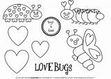 Coloring Bugs Printable Pages Valentine Bug Freebie Friday Collection Valentines Party Forget Off Printables Print Don Choose Board sketch template