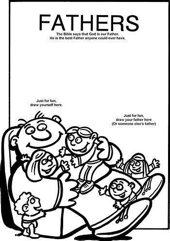 christian activity sheets fathers