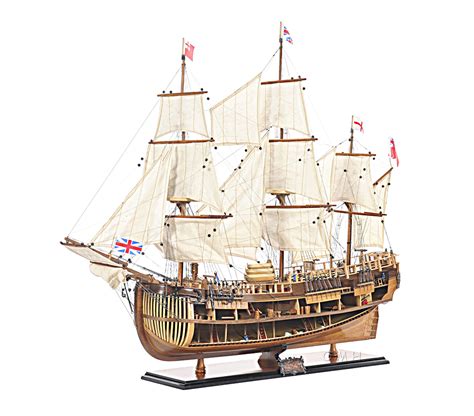 hms bark endeavour cutaway wooden tall ship model  sailboat captjimscargo