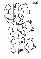 Krokotak Print Printables Kids Christmas Para Colouring Bear Embroidery sketch template