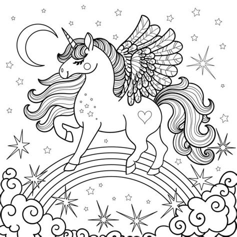unicorn unicorn coloring page unicorns coloring page  kids
