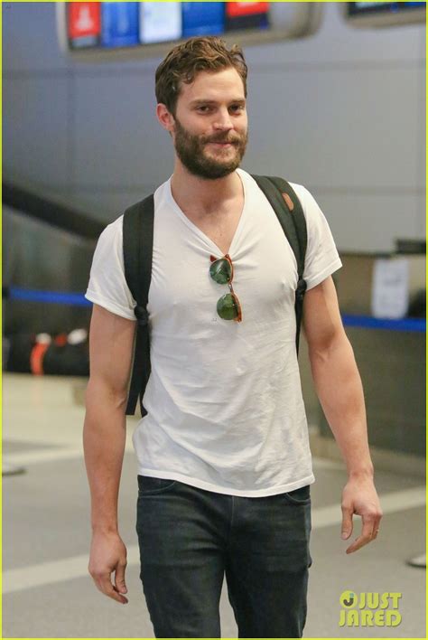 jamie dornan tied up and tucked away his junk in flesh colored bag for