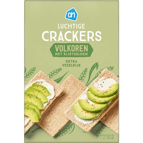 ah luchtige crackers volkoren rijstebloem reserveren albert heijn