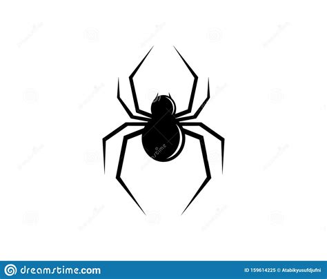 spider symbol vector icon illustration design stock vector