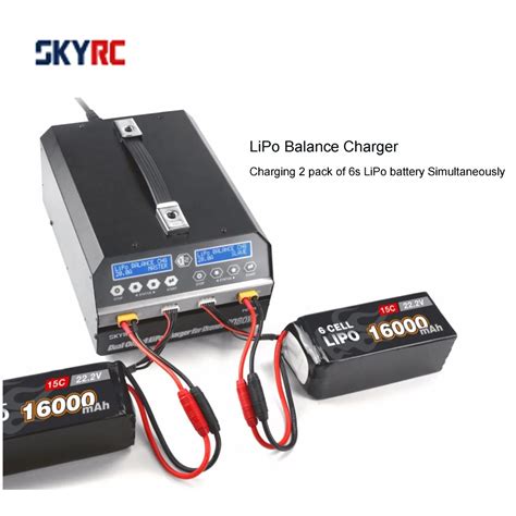 buy skyrc pc drone battery chargers   dual output lipo lihv battery