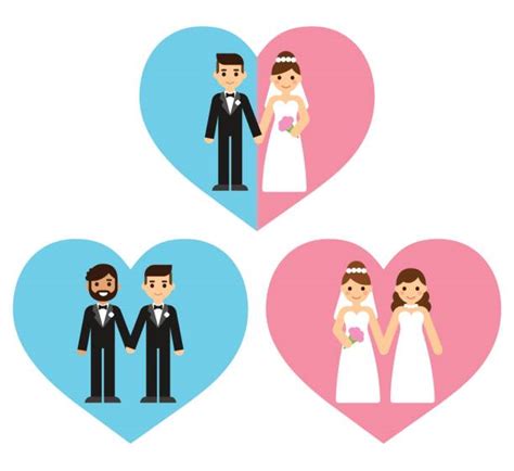 lesbian wedding illustrations royalty free vector graphics and clip art