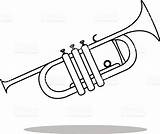 Trumpet Drawing Instrument Instruments Music Getdrawings Result Trumpets Tools Clipartmag sketch template