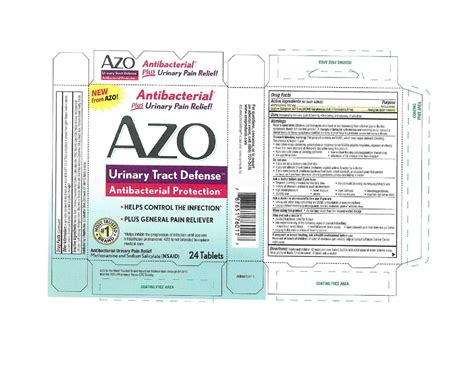 azo urinary tract defense antibacterial protection tablet  health