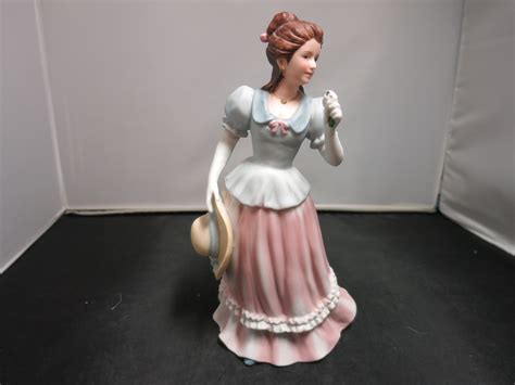 homco home interiors porcelain figurine lady camille