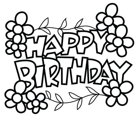 happy birthday aunt coloring pages  getdrawingscom