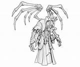 Darksiders Death Reaper Coloring Pages Ii Characters Angel Concept sketch template