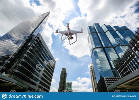 drone  high resolution digital camera flying  city  aerial view   flying multi