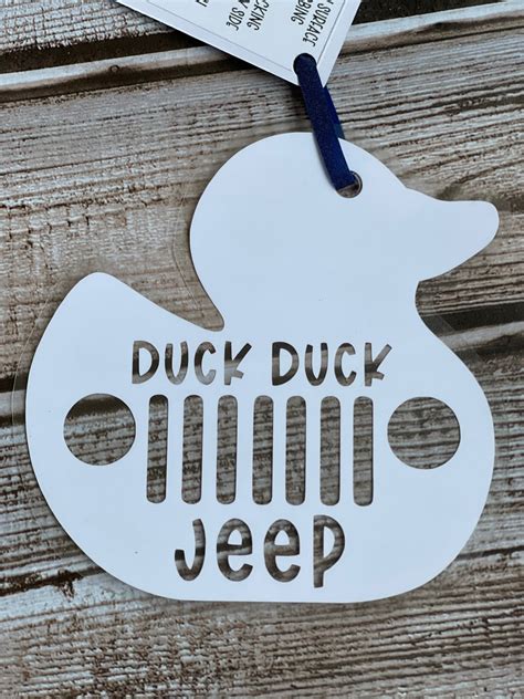 duck duck jeep tagging decals etsy