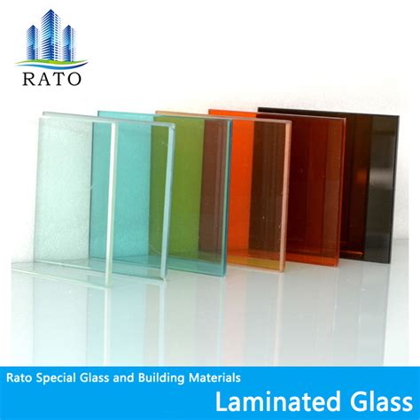 6 38mm 8 38mm 10 38mm 12 38mm clear color pvb laminated glass for