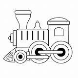 Train Toy Clipart Coloring Pages Cartoon Cliparts Library Engine sketch template