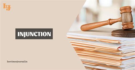 injunction law times journal