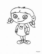 Annie Little Einsteins Coloring Smiling Pages Print Hellokids Color sketch template