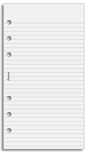 life    place   print lined paper   filofax