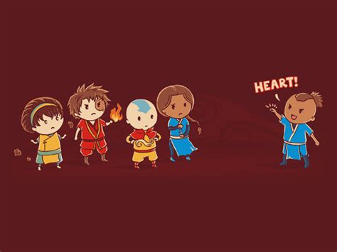 earth fire air and water bender but don t forget heart n silliness random things i