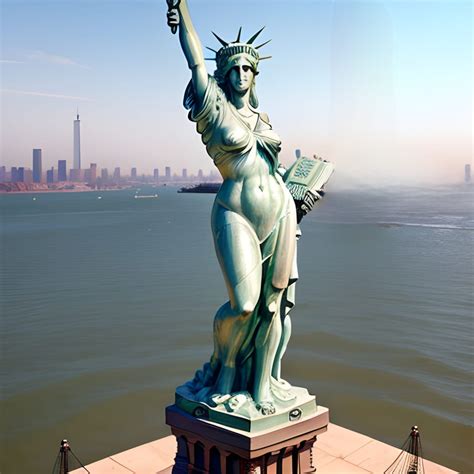 ai image generator hilariously unveils sexy statue  liberty carstyle