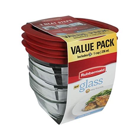 Rubbermaid Easy Find Lids Glass Food Storage Container