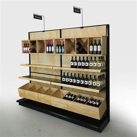 commercial wine racks and shelving gondola wall unit kit