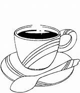 Coffee Drinks Coloring Pages sketch template