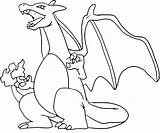 Charizard Fuoco Pokémon Drachen Disegno Disegnare Gengar Stampare Drago Eccezionale Gx sketch template