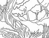 Mewarnai Pemandangan Alam Kumpulan sketch template