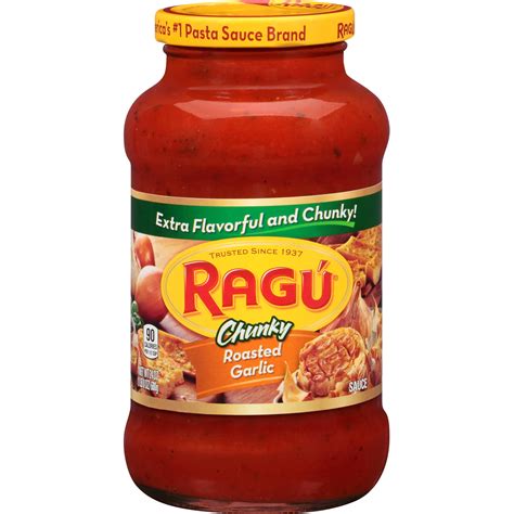ragu chunky roasted garlic pasta sauce  oz walmartcom