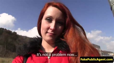 redhead euro public fucked by fake agent porn 75